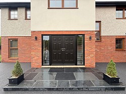 Resin bound gravel.